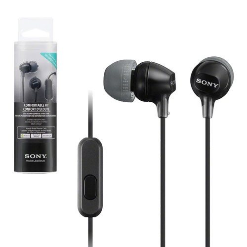 SONY MDR-EX15AP IN-EAR HEADPHONES WITH MIC
