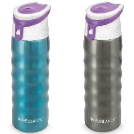 Freelance Solstice Vacuum Insulated Stainless Steel Flask Water Beverage Travel Bottle 500 ml