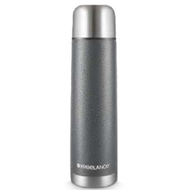 Freelance Bullet Vacuum Insulated Stainless Steel Flask Water Beverage Travel Bottle 1000 ml