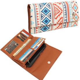 Ladies Wallet in Leather Faux