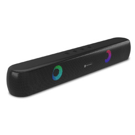 PORTRONICS DECIBEL 21 10W WIRELESS SOUND BAR WITH LIGHT