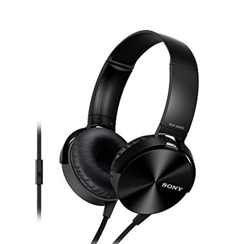 SONY EXTRA BASS MDR-XB450AP ON-EAR HEADPHONES WITH MIC