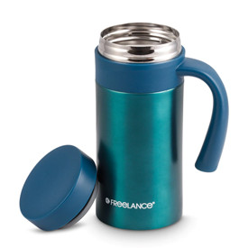 Freelance Vacuum Insulated Stainless Steel Flask Mug Water Beverage Cup Travel Tumbler 500 ml