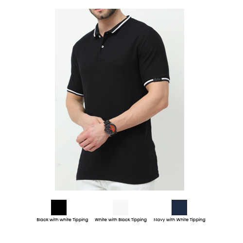 Rare Rabbit Polo Tee with Tipping