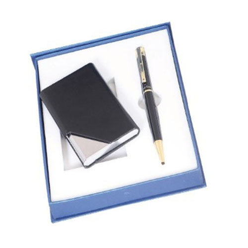 Ball Pen with Card Holder Set