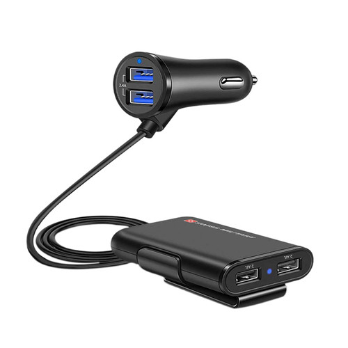 SWISS MILITARY 4 PORT CAR EXTENSION USB CHARGER