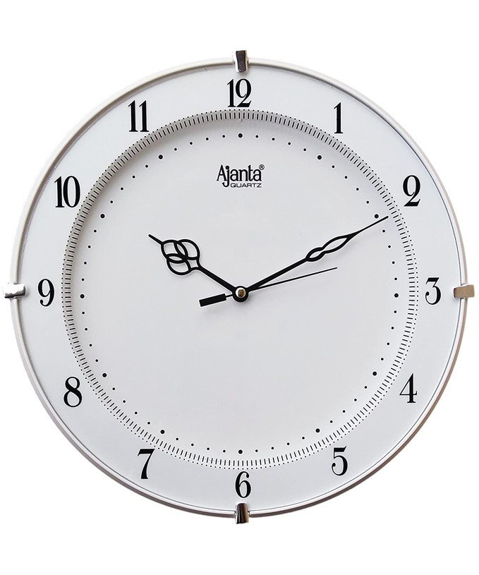 Ajanta Plastic Abstract Wall Clock