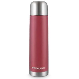 Freelance Bullet Vacuum Insulated Stainless Steel Flask Water Beverage Travel Bottle 1000 ml (Red)