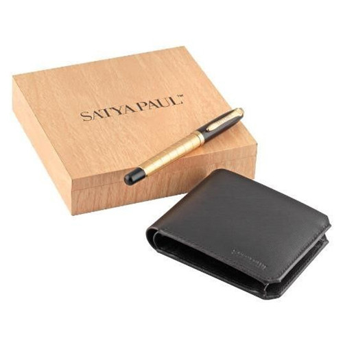 Satya Paul Exquisite Gift Set (Pen+Men’s Wallet)