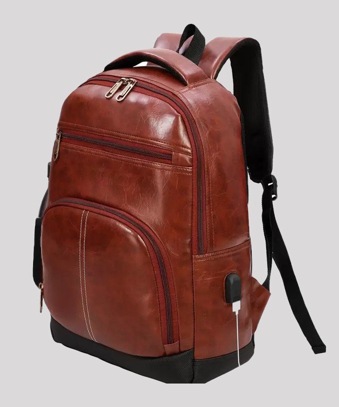 Premium	Leather Laptop Bag