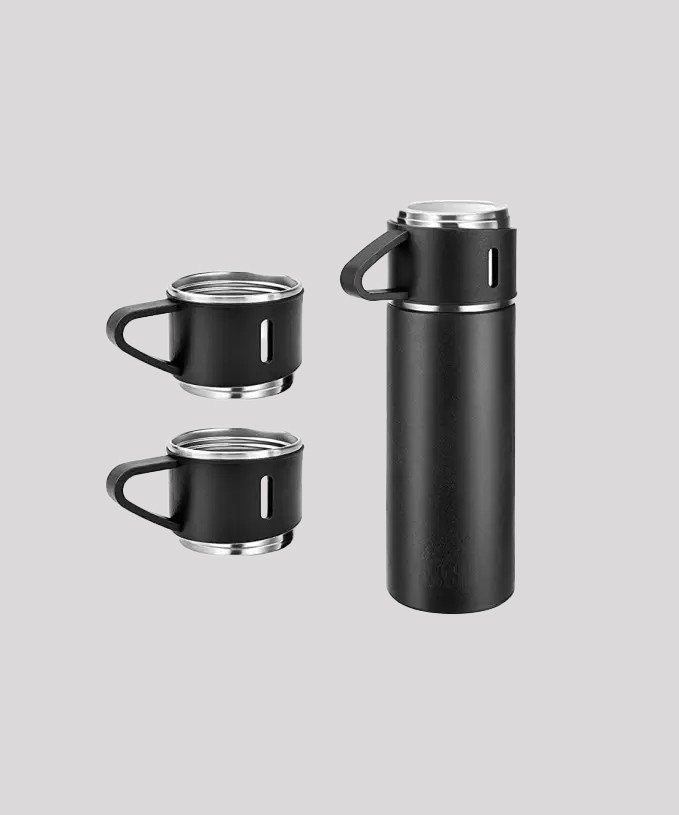 Thermos Flask Stainless Steel Hot & Cold Bottle with  Cup
