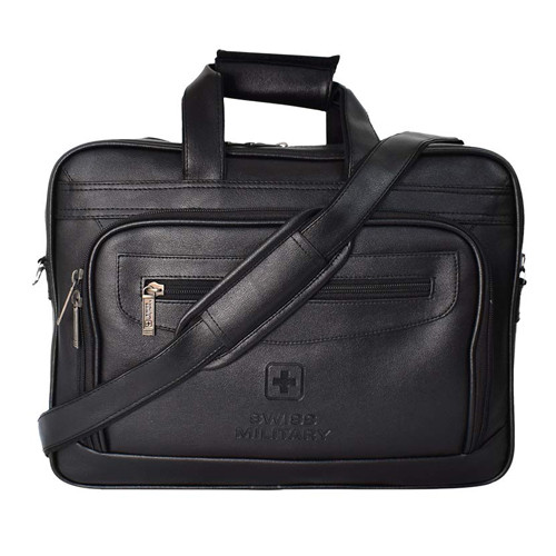 Swiss Military PREMIUM LEATHERETTE LAPTOP SLING BAG