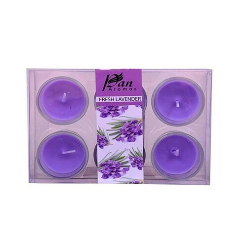 6 Pack Votive Glass Candle