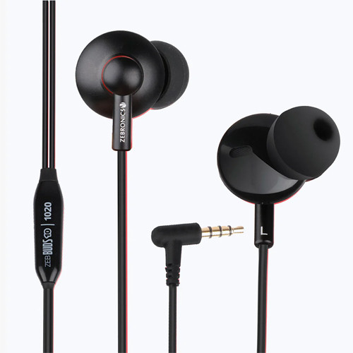 Zebronics H-ZEBRONICS EARPHONE WITH MIC (BUDS 10)