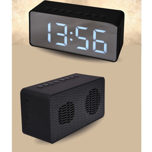 Urban Gear Bluetooth Speaker & Mirrored Alarm Clock – CLOCKY