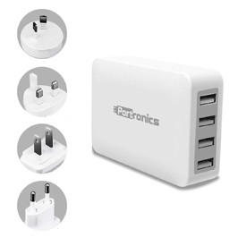 PORTRONICS UBOX 4 PORT CHARGING HUB