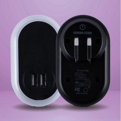 Urban Gear 2-In-1 Night Lamp With 2 USB Charger – LUMI