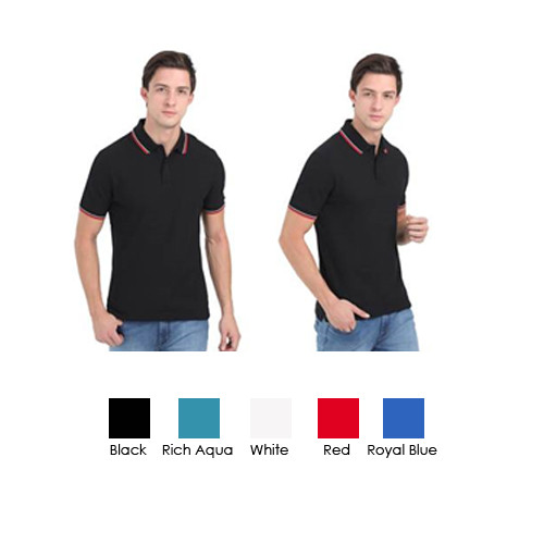 M&S Collared T-Shirt with Tipping