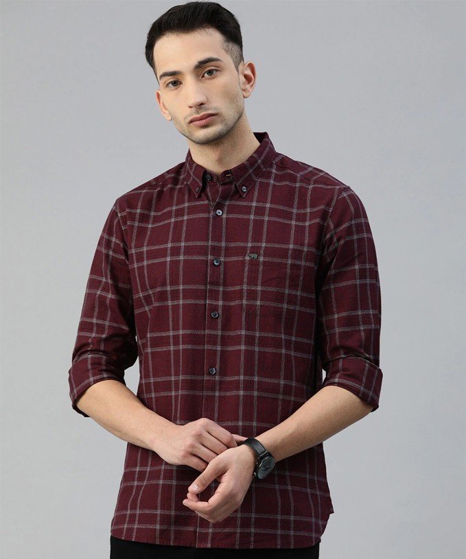Casual Shirt for Men | Premium Cotton Solid Shirt | Full Sleeves