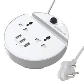 PORTRONICS POWER BUN 3 USB 2 AC SOCKETS